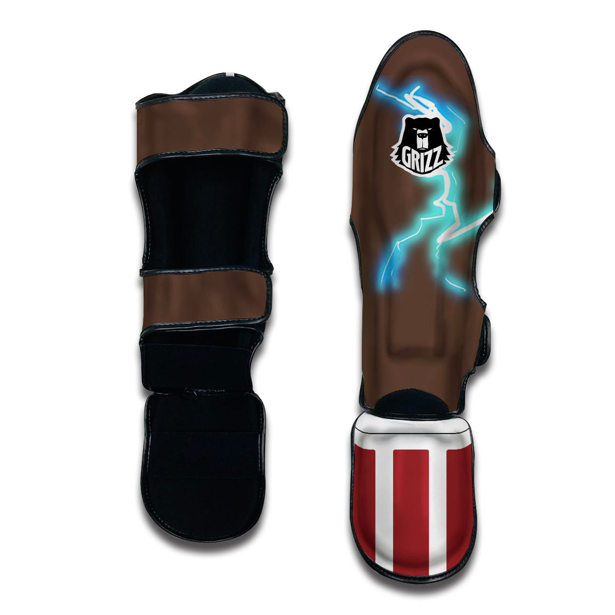 Fourth Raikage Muay Thai Shin Guards-grizzshop