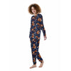 Fox Winter Print Pattern Women's Pajamas-grizzshop