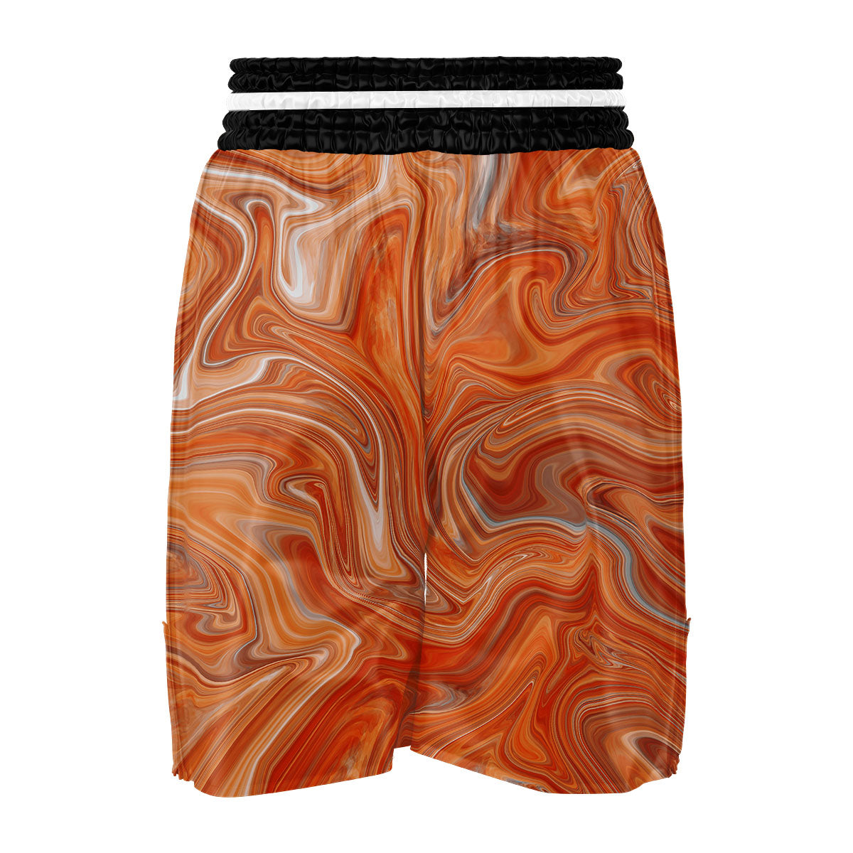 Fractal Psychedelic Trippy Print Boxing Shorts-grizzshop