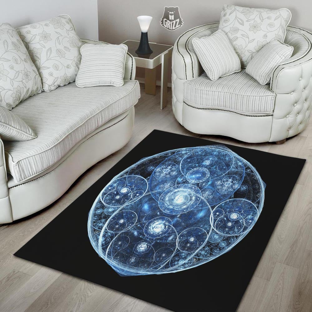 Fractal Steampunk Print Floor Mat-grizzshop