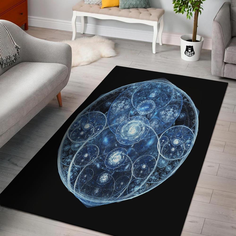 Fractal Steampunk Print Floor Mat-grizzshop
