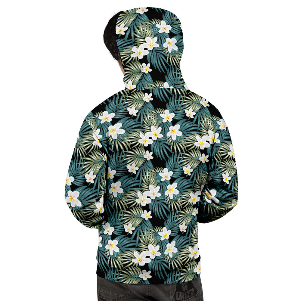 Frangipani Flower Print Pattern Men's Hoodie-grizzshop