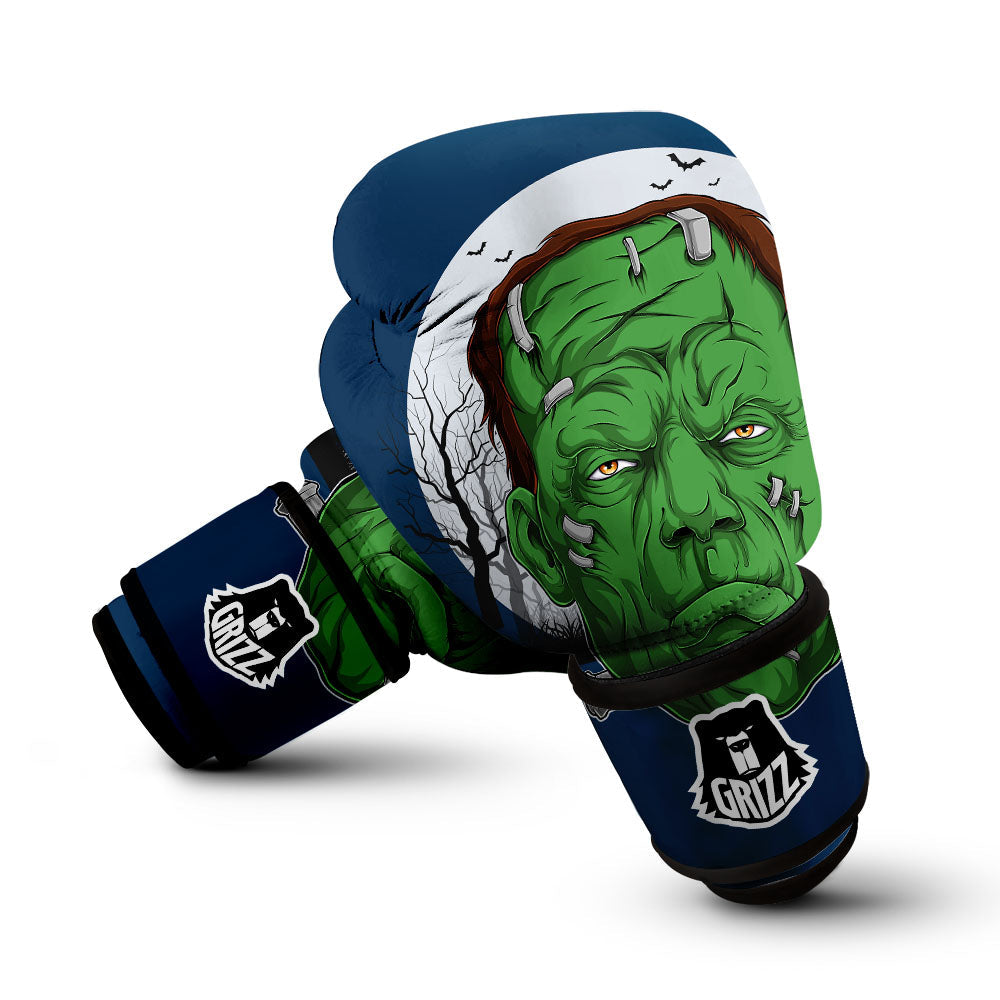 Frankenstein Face Halloween Character Print Boxing Gloves-grizzshop