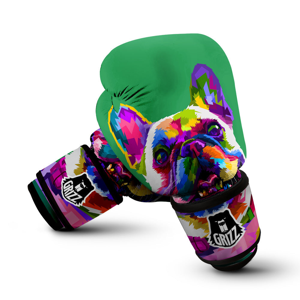 French Bulldog Coloful Print Boxing Gloves-grizzshop