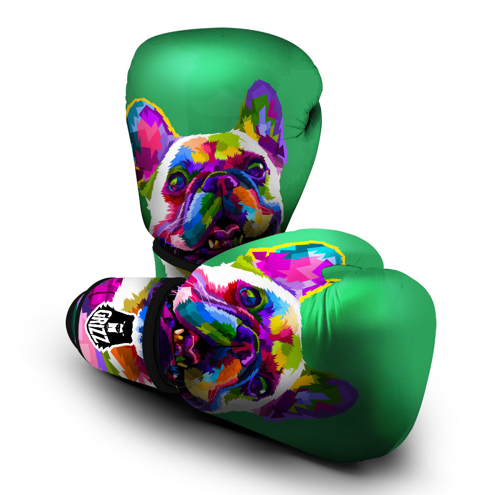 French Bulldog Coloful Print Boxing Gloves-grizzshop