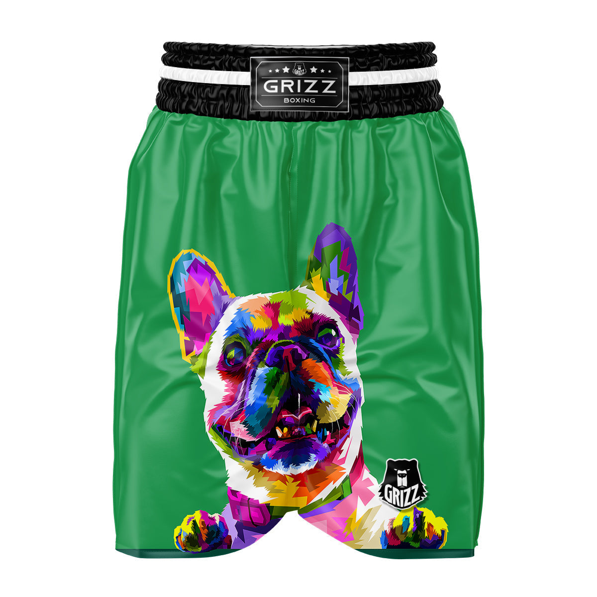 French Bulldog Coloful Print Boxing Shorts-grizzshop
