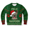 French Bulldog Feliz Navidog Ugly Christmas Sweater-grizzshop
