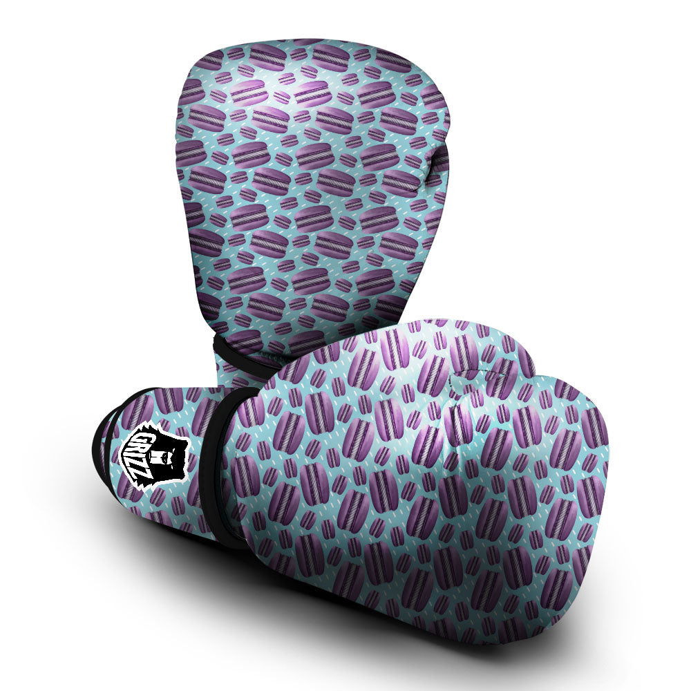 French Macarons Print Pattern Boxing Gloves-grizzshop