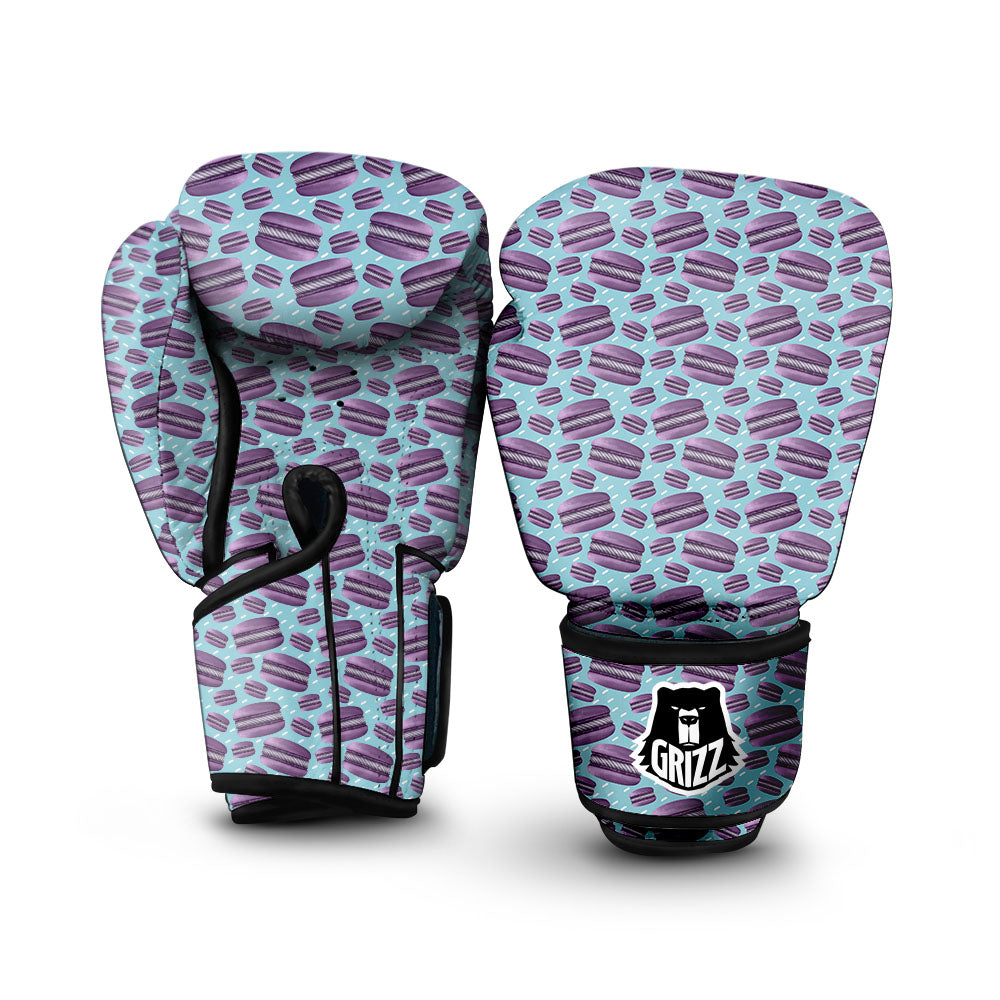 French Macarons Print Pattern Boxing Gloves-grizzshop