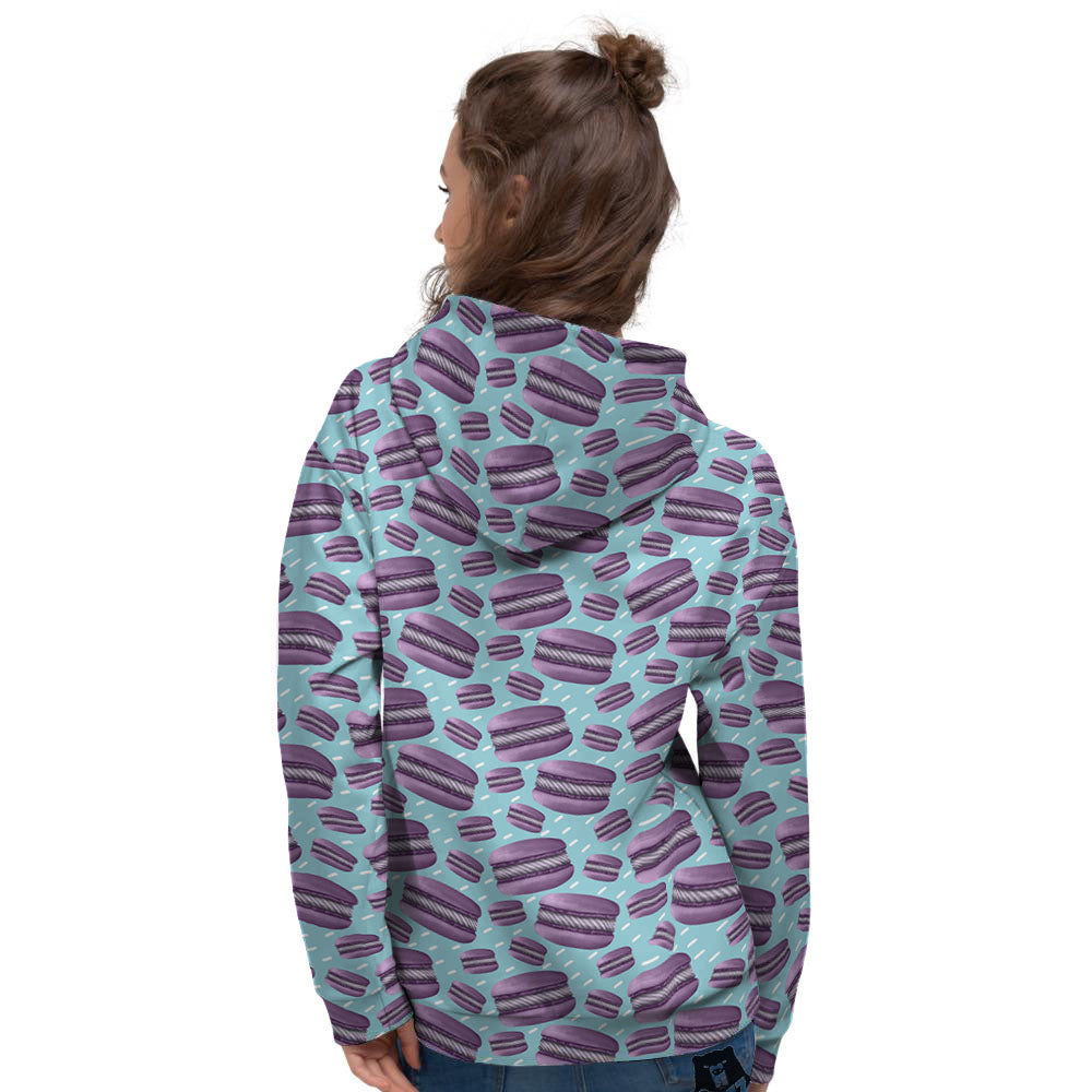 French Macarons Print Pattern Women's Hoodie-grizzshop