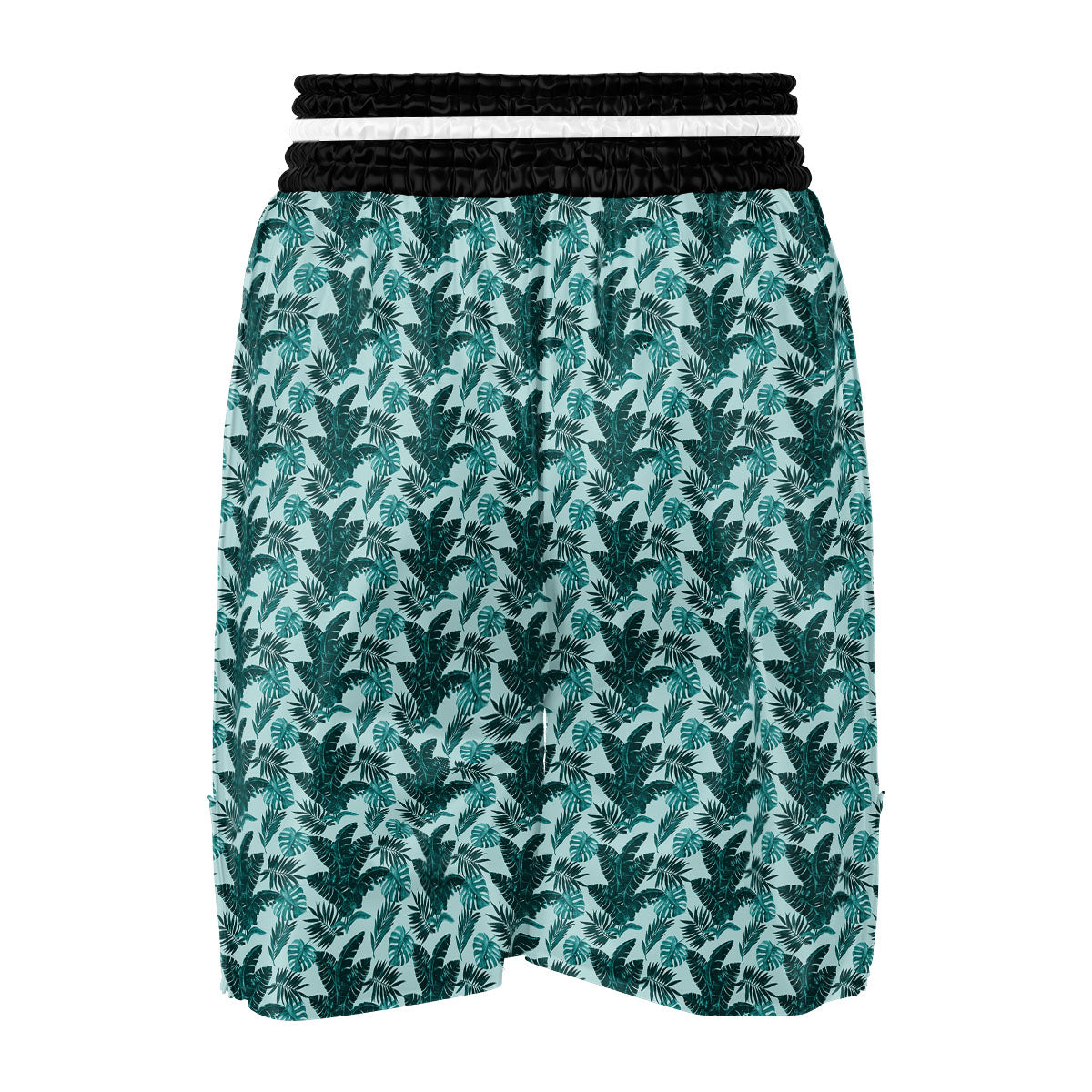 Fresh Leaf Tropical Print Boxing Shorts-grizzshop