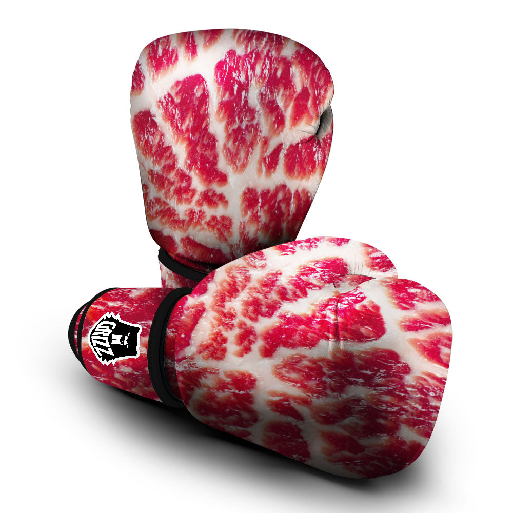 Fresh Meat Print Boxing Gloves-grizzshop