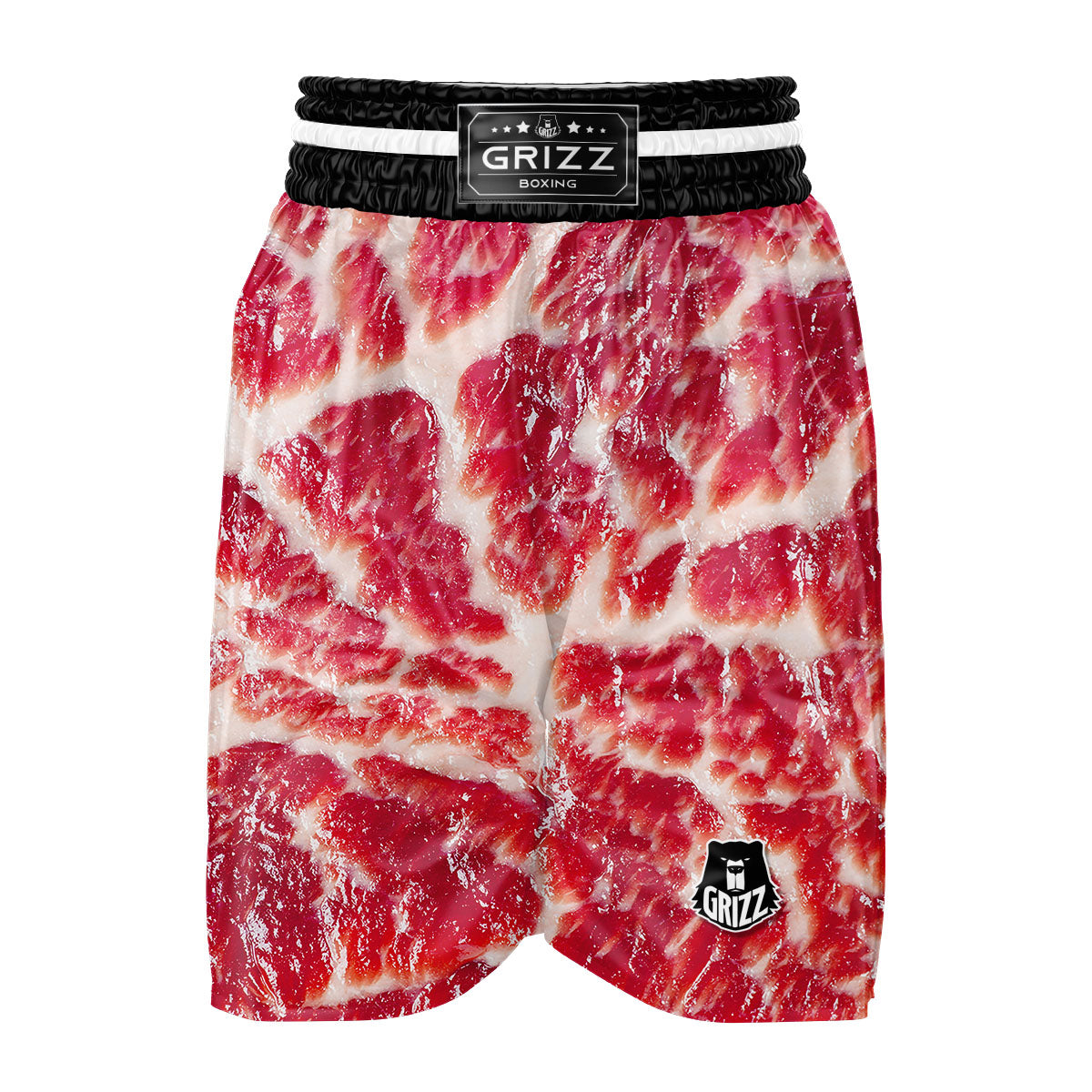 Fresh Meat Print Boxing Shorts-grizzshop