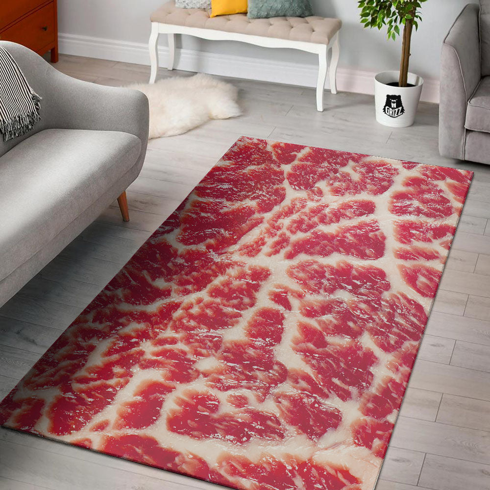 Fresh Meat Print Floor Mat-grizzshop