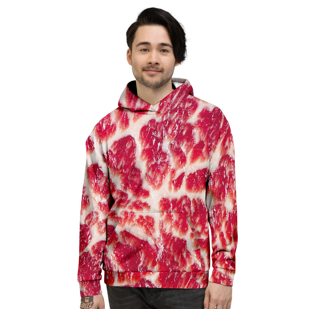 Fresh Meat Print Men's Hoodie-grizzshop