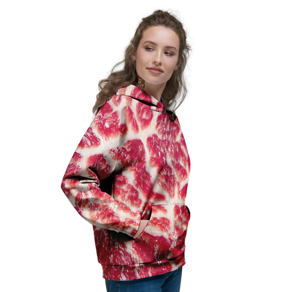 Fresh Meat Print Women's Hoodie-grizzshop