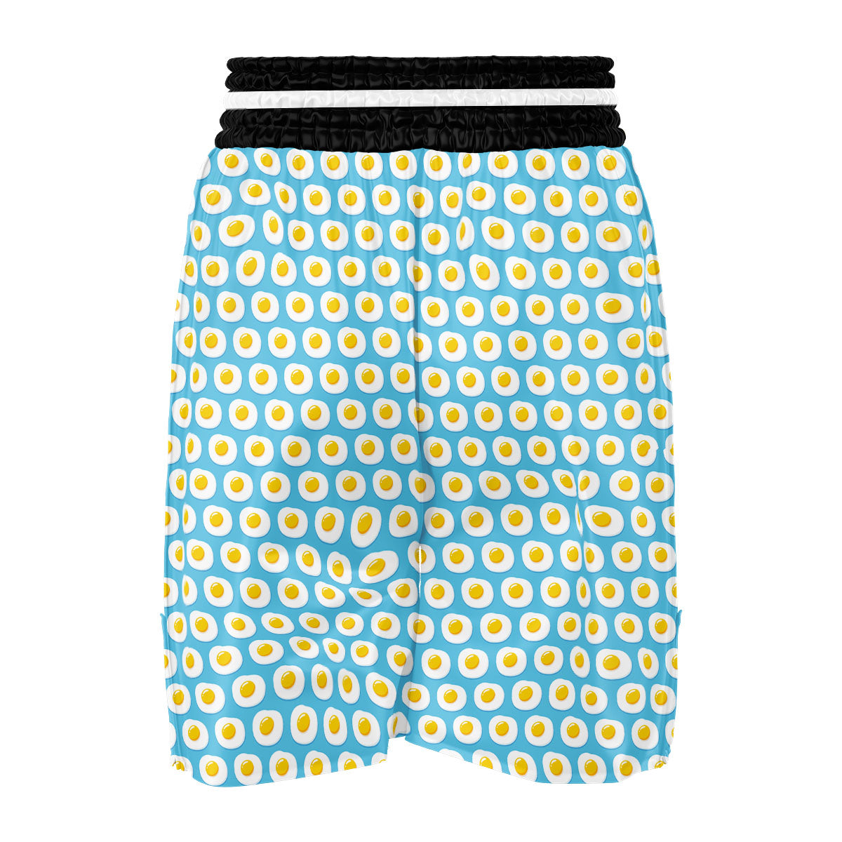 Fried Eggs Blue Print Pattern Boxing Shorts-grizzshop