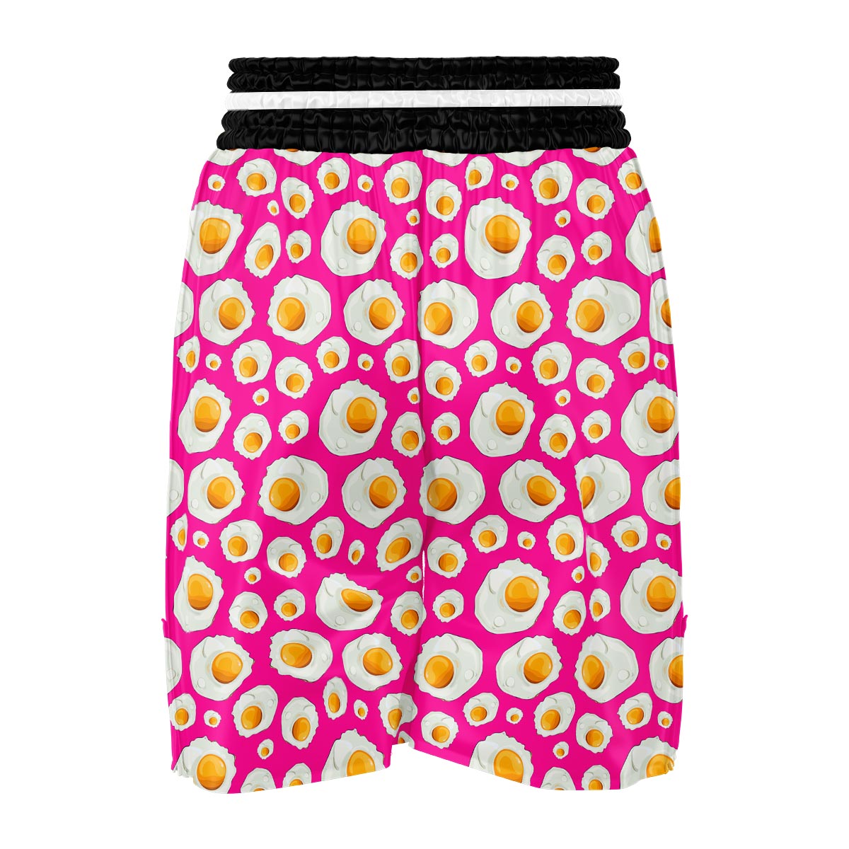 Fried Eggs Pink Print Pattern Boxing Shorts-grizzshop