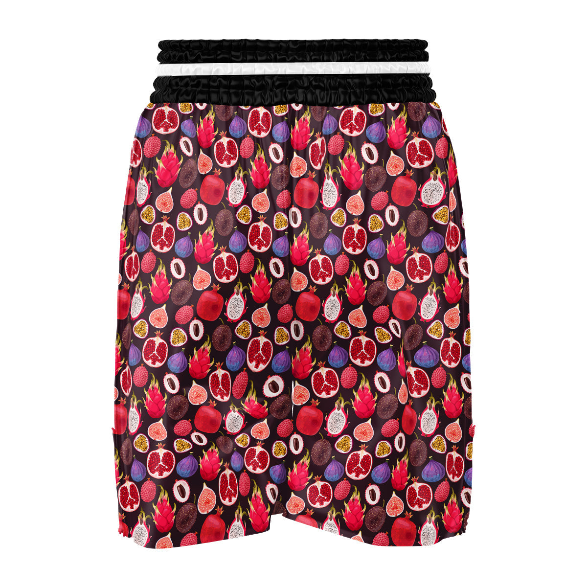 Friut Exotic Print Pattern Boxing Shorts-grizzshop