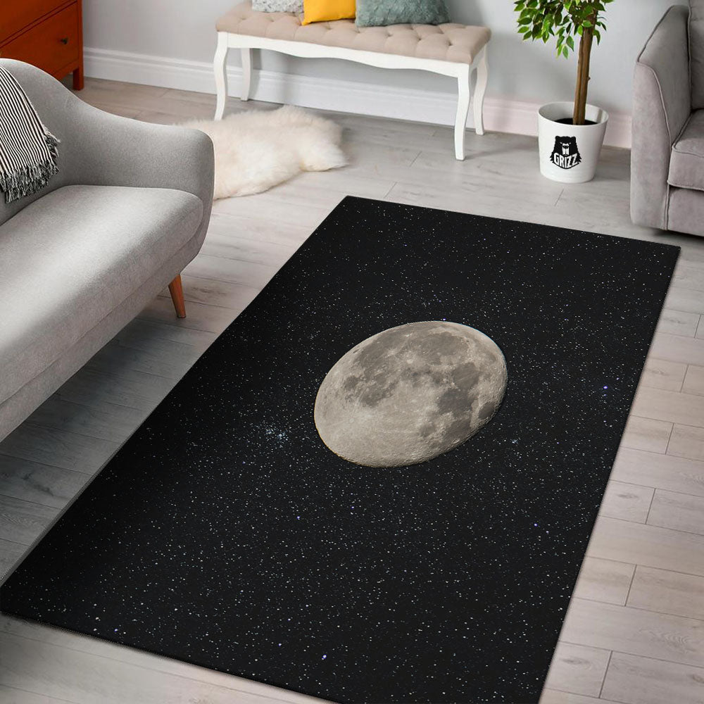 Full Moon Print Floor Mat-grizzshop