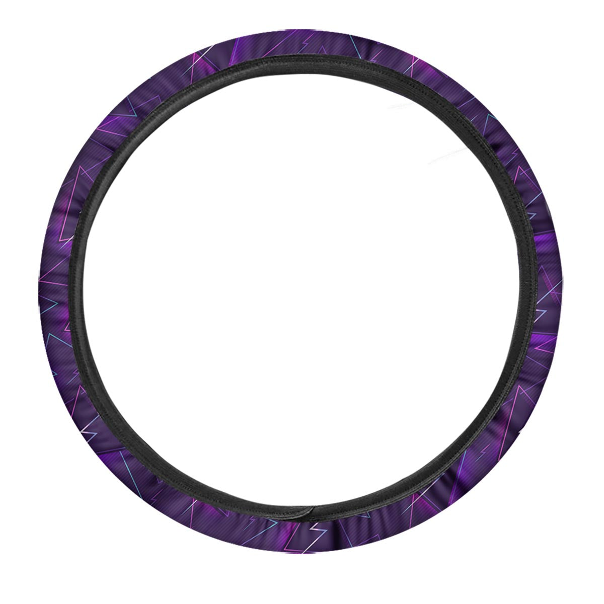 Funky Retro Print Pattern Car Steering Wheel Cover-grizzshop