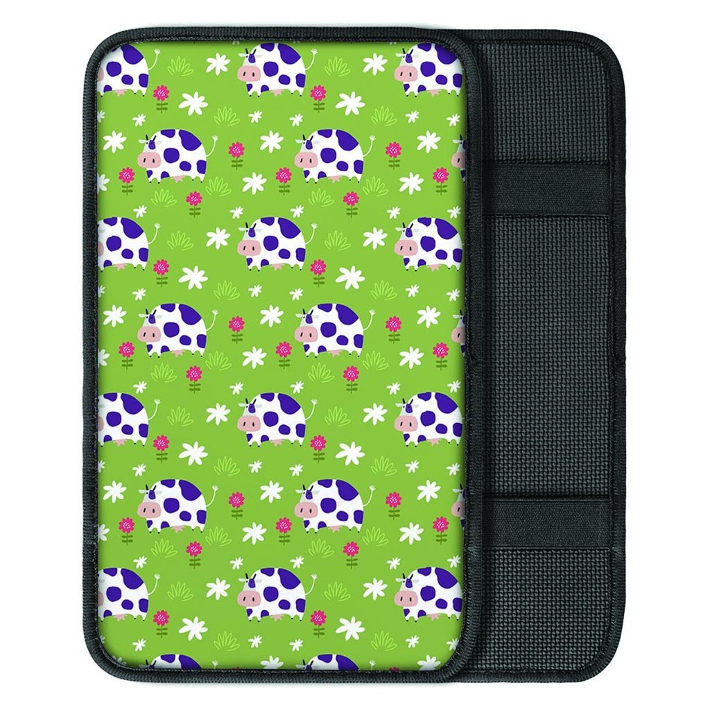 Funny Cow For Kids Car Console Cover-grizzshop