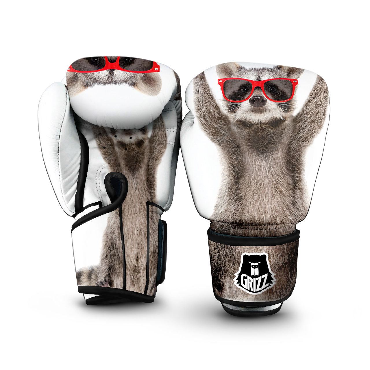 racoon handschuhe Funny Raccoon Print Boxing Gloves
