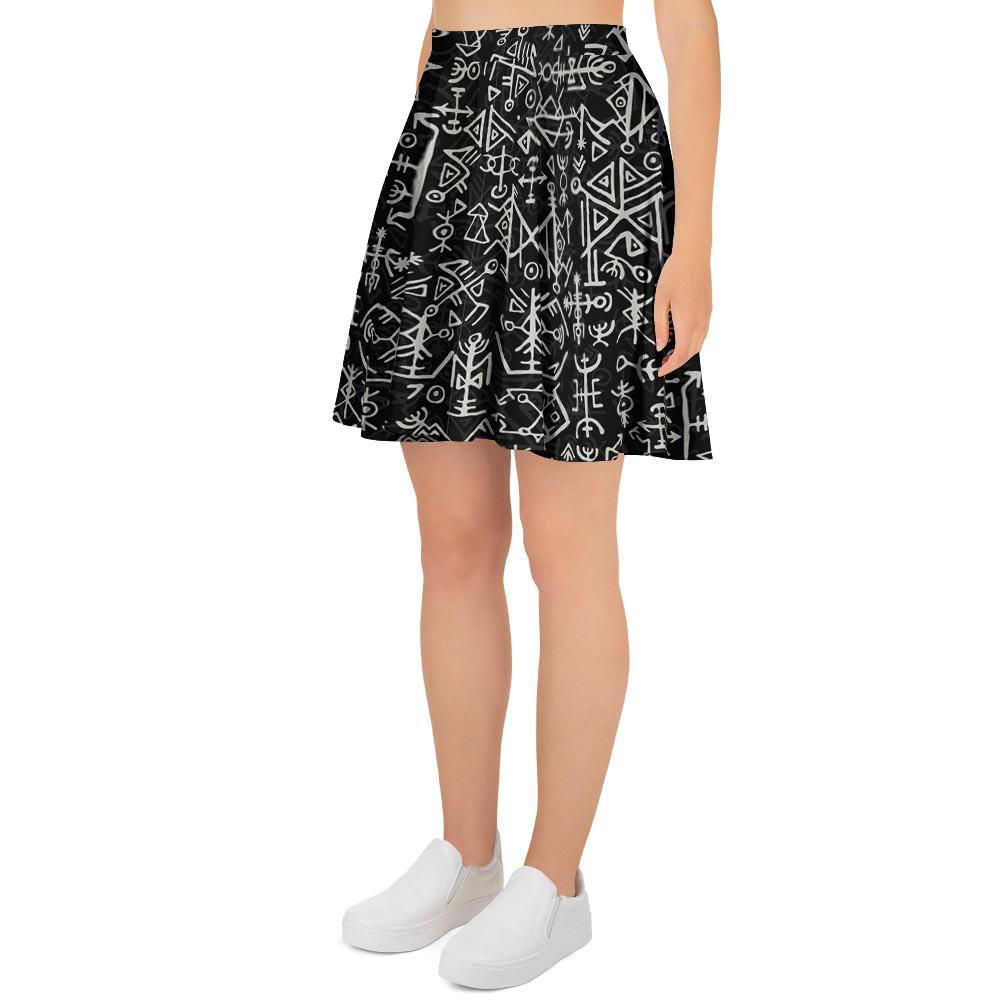 Futhark Norse Viking Women's Skirt-grizzshop