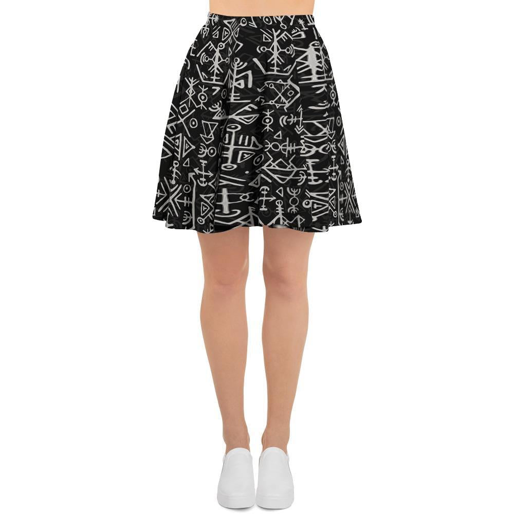 Futhark Norse Viking Women's Skirt-grizzshop