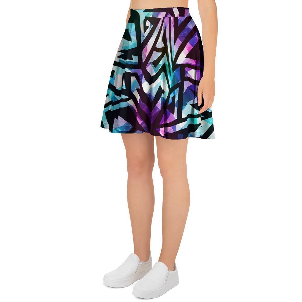 Galaxy Geometric Women's Skirt-grizzshop