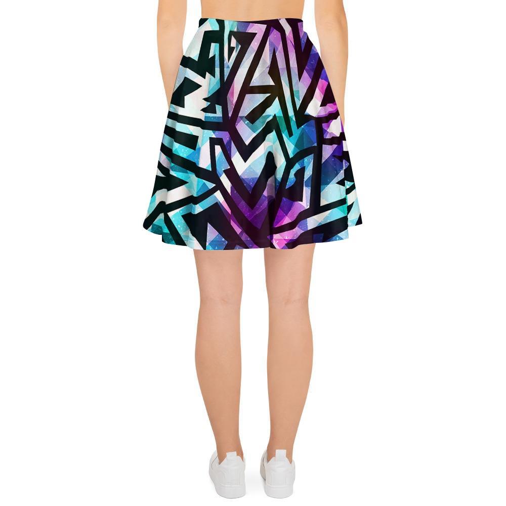 Galaxy Geometric Women's Skirt-grizzshop