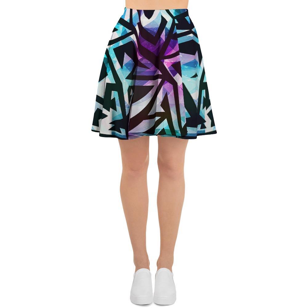 Galaxy Geometric Women's Skirt-grizzshop