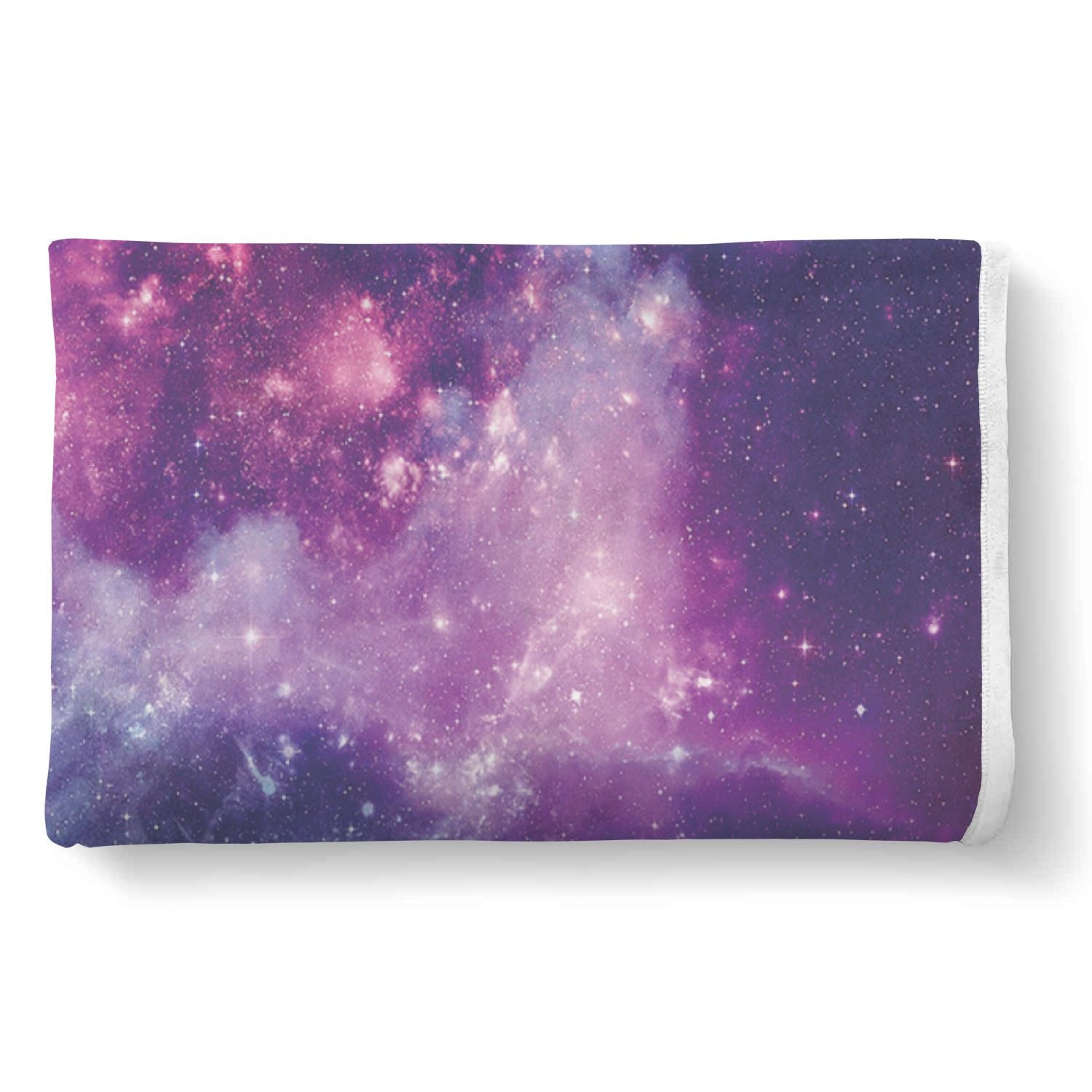 Galaxy Purple Stardust Space Print Throw Blanket-grizzshop