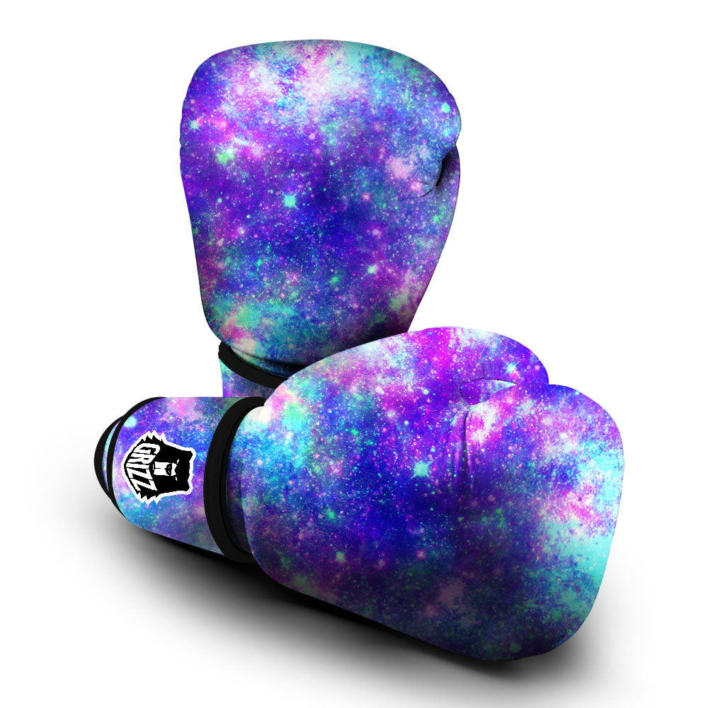 Galaxy Space Abstract Colorful Print Boxing Gloves-grizzshop