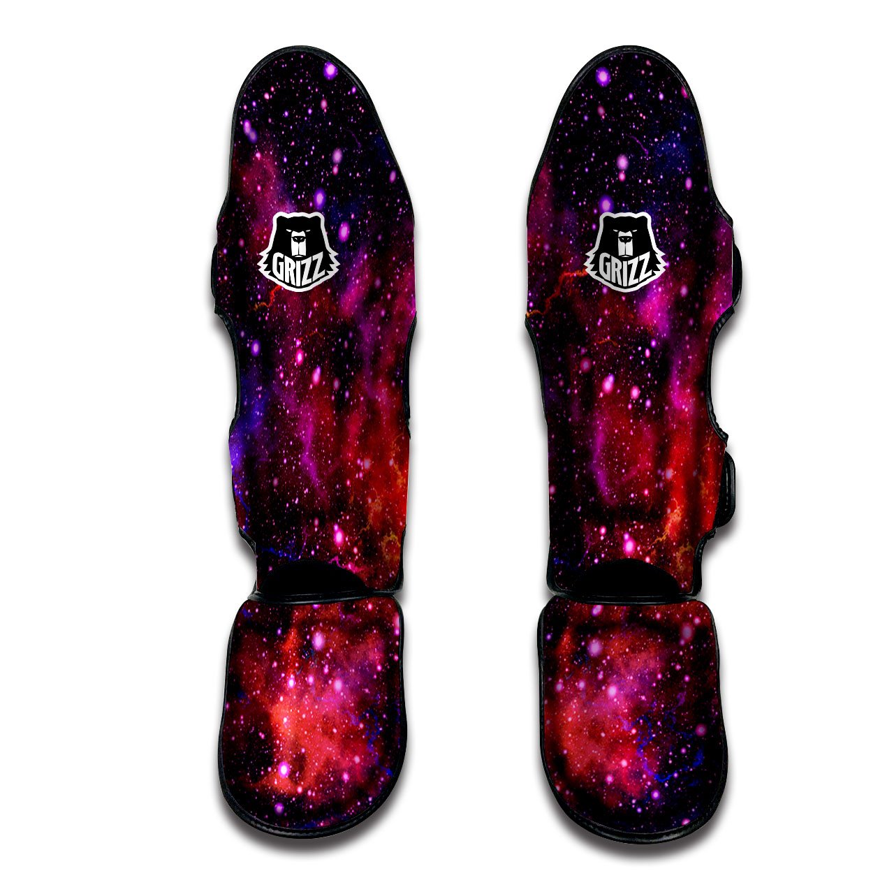 Nebula Red Galaxy Space Muay Thai Boxing Shorts