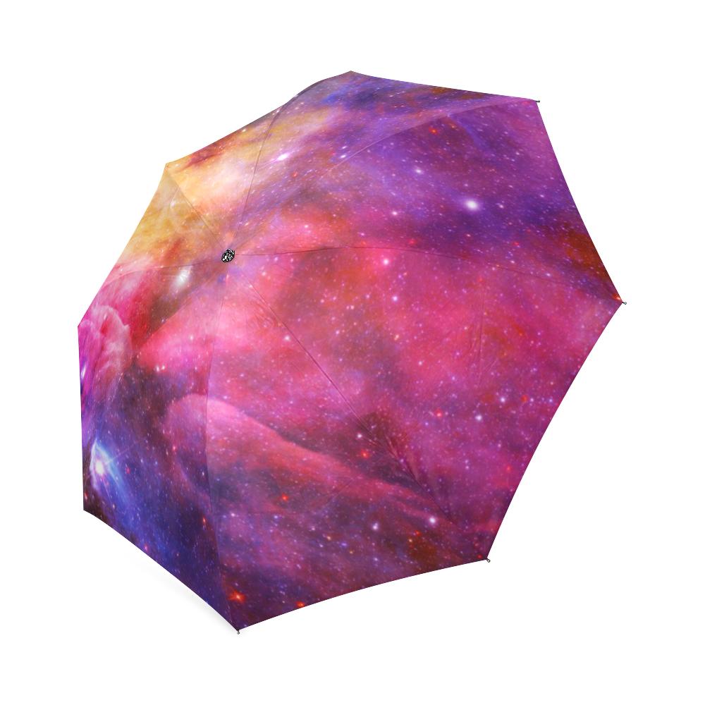 Galaxy Space Stardust Print Foldable Umbrella-grizzshop