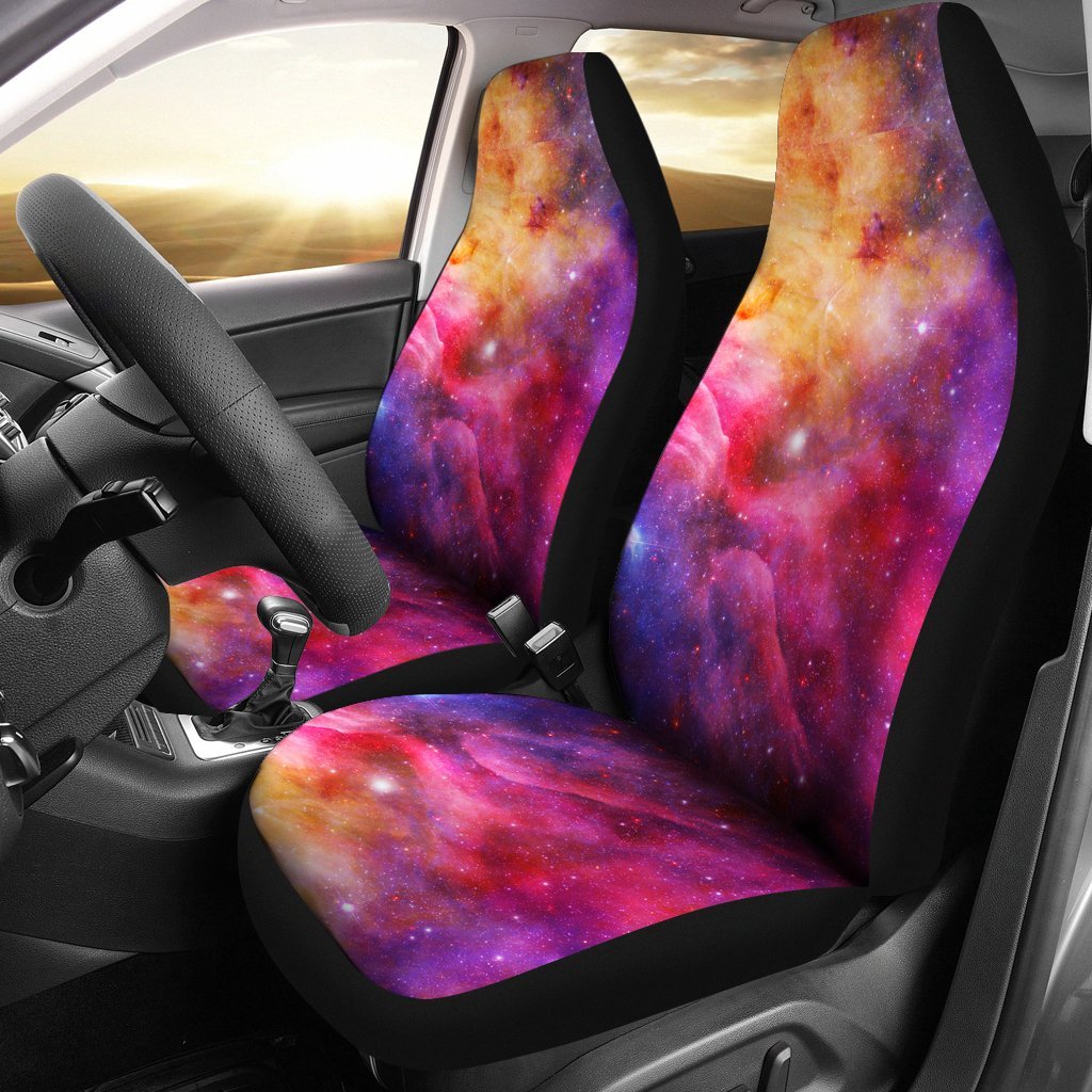Galaxy Space Stardust Print Universal Fit Car Seat Cover-grizzshop