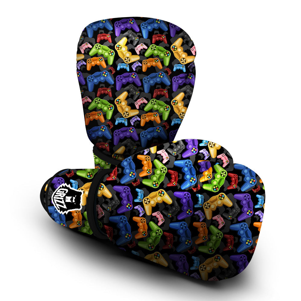 Game Pads Colorful Print Pattern Boxing Gloves-grizzshop