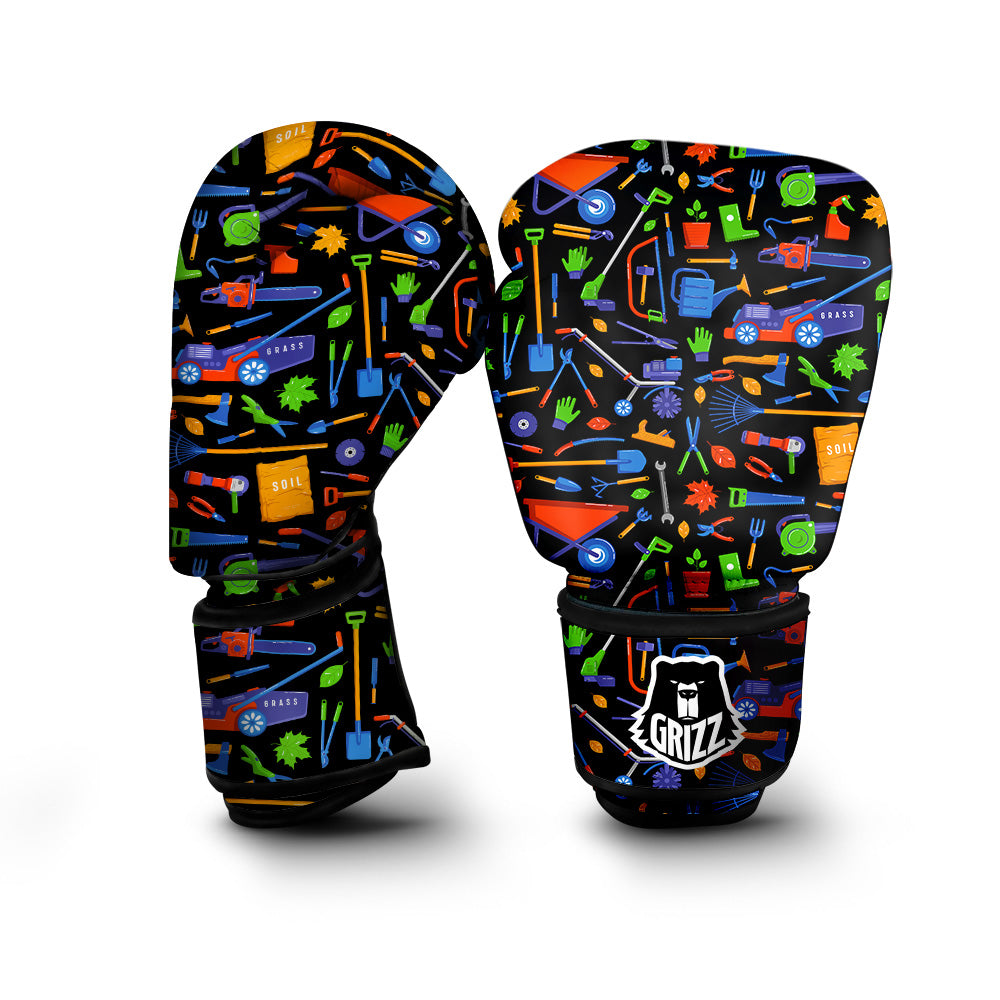 Garden Tools Print Pattern Boxing Gloves-grizzshop