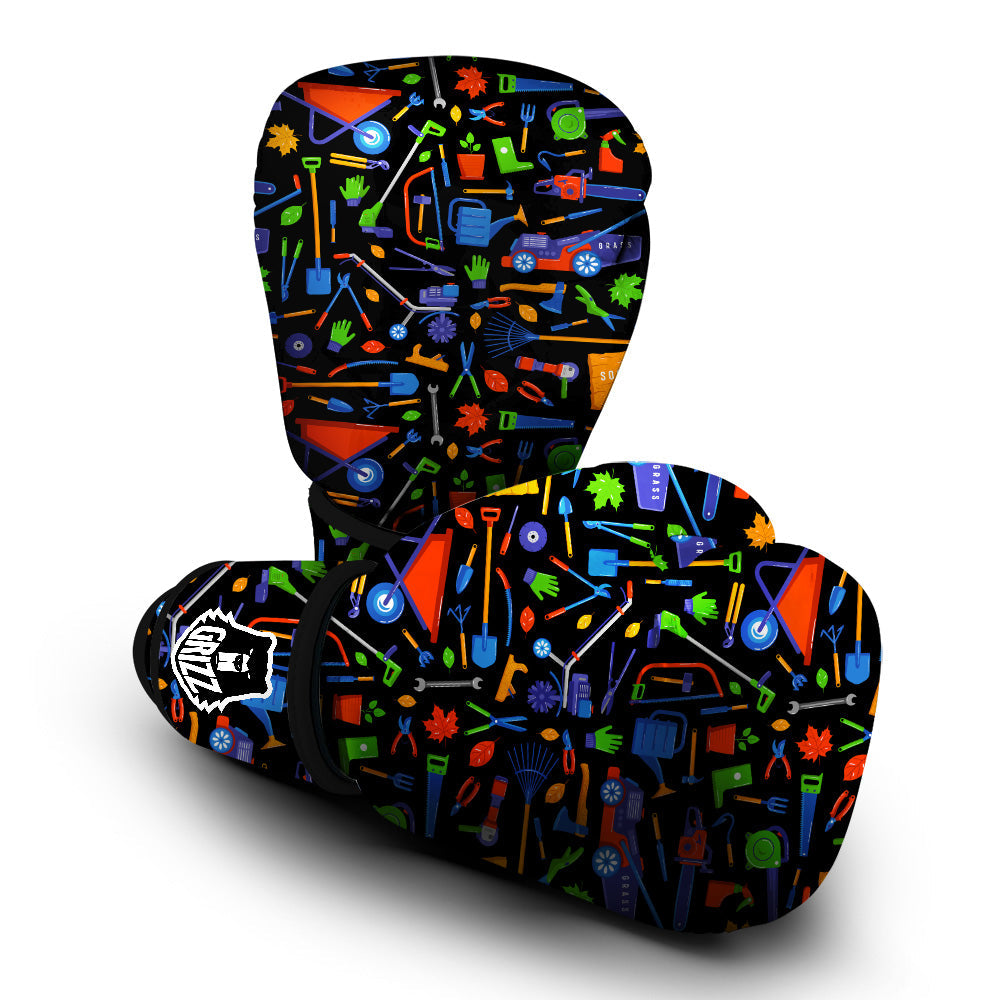 Garden Tools Print Pattern Boxing Gloves-grizzshop