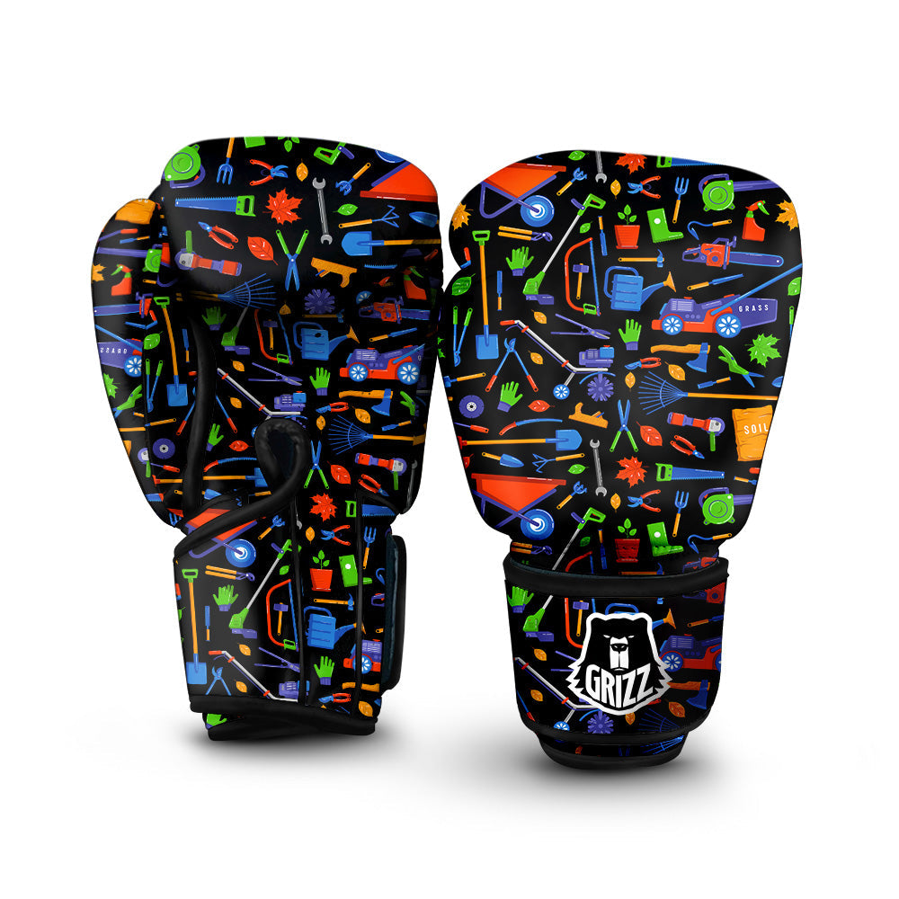 Garden Tools Print Pattern Boxing Gloves-grizzshop