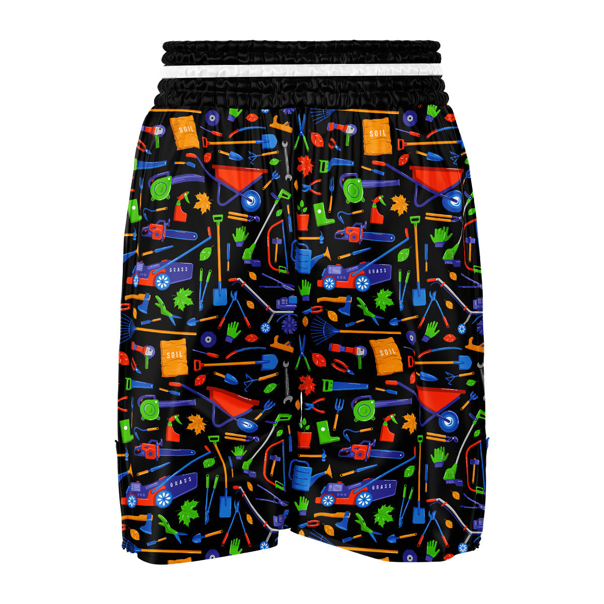 Garden Tools Print Pattern Boxing Shorts-grizzshop