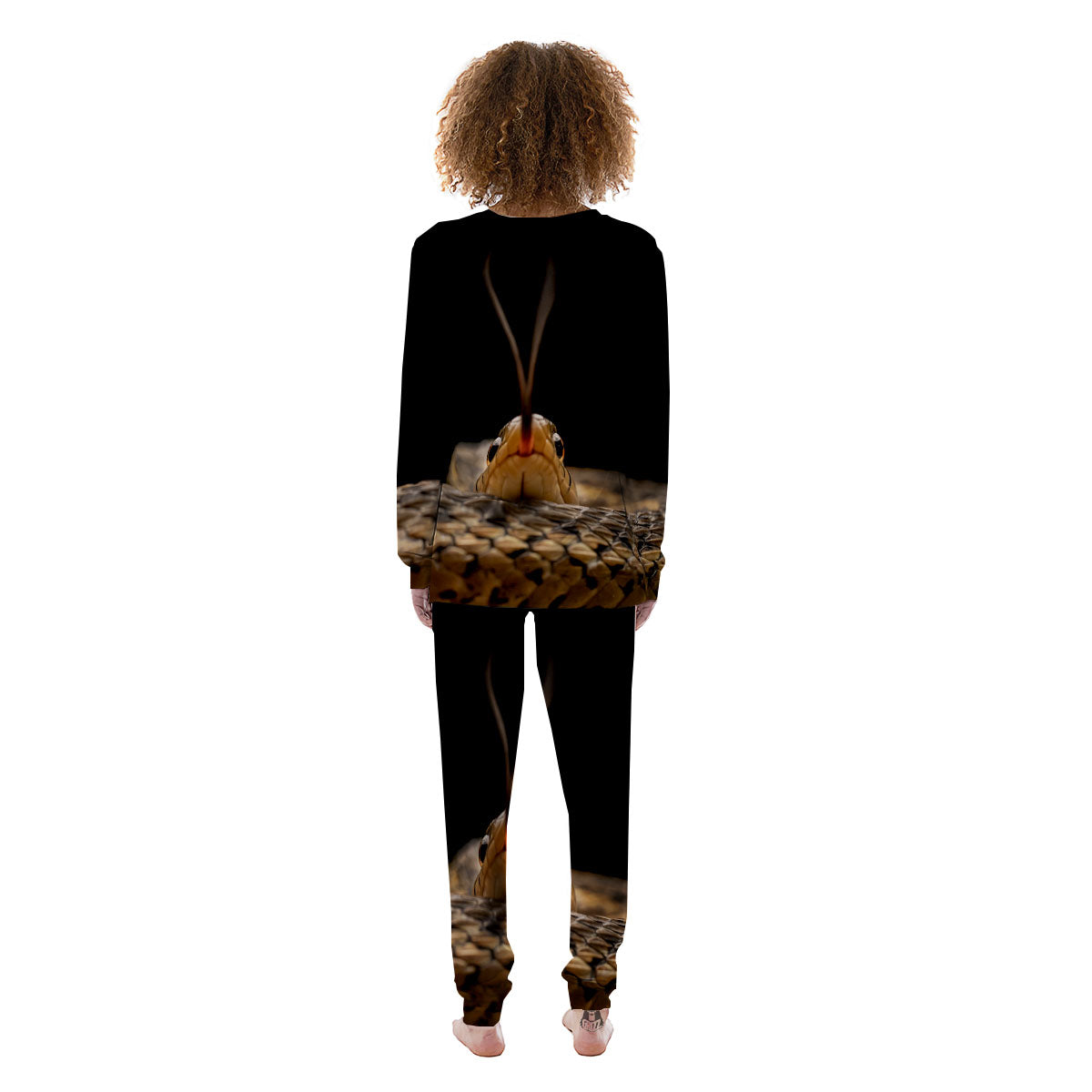 Garter Snake Print Women's Pajamas-grizzshop