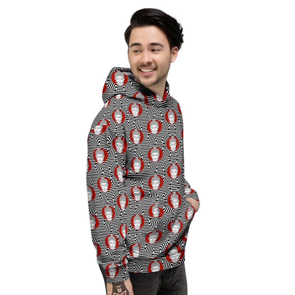 Gautama Buddha Print Pattern Men's Hoodie-grizzshop