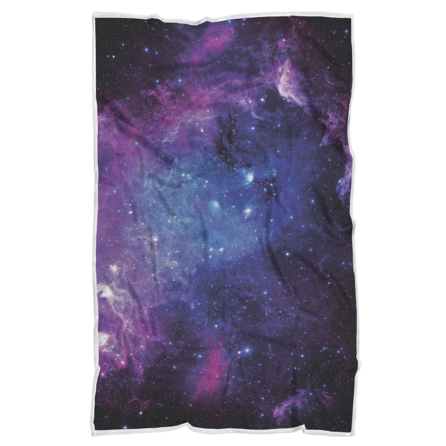 Geomagnetic Storm Galaxy Space Print Throw Blanket-grizzshop