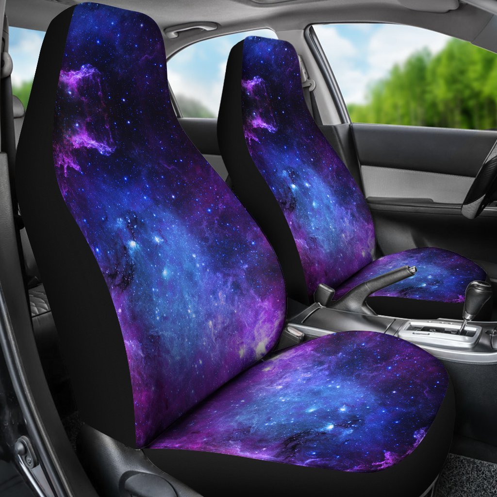 Geomagnetic Storm Galaxy Space Print Universal Fit Car Seat Cover-grizzshop