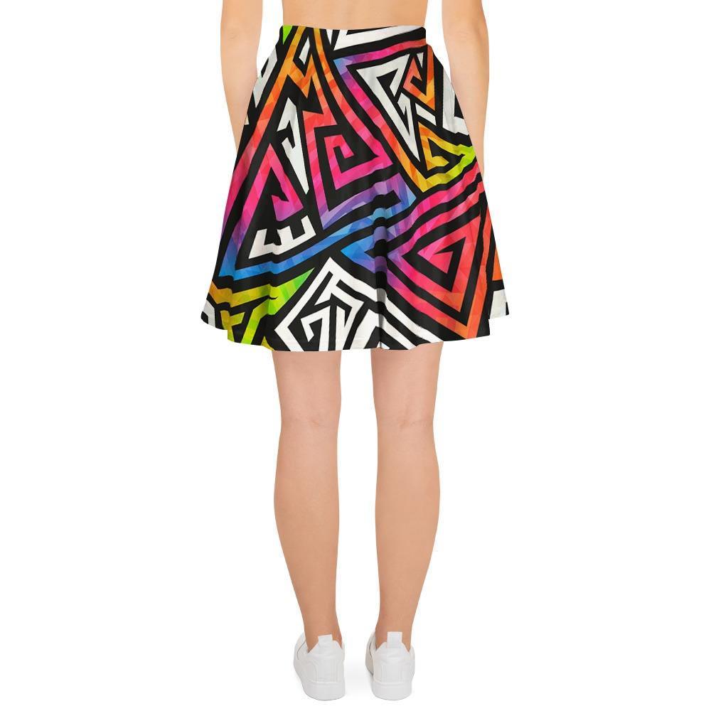 Geometric Women's Skirt-grizzshop