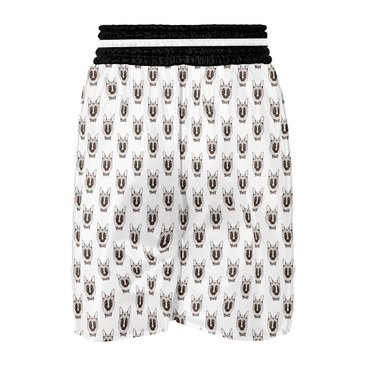 German Shepherd Drawing Print Pattern Boxing Shorts-grizzshop
