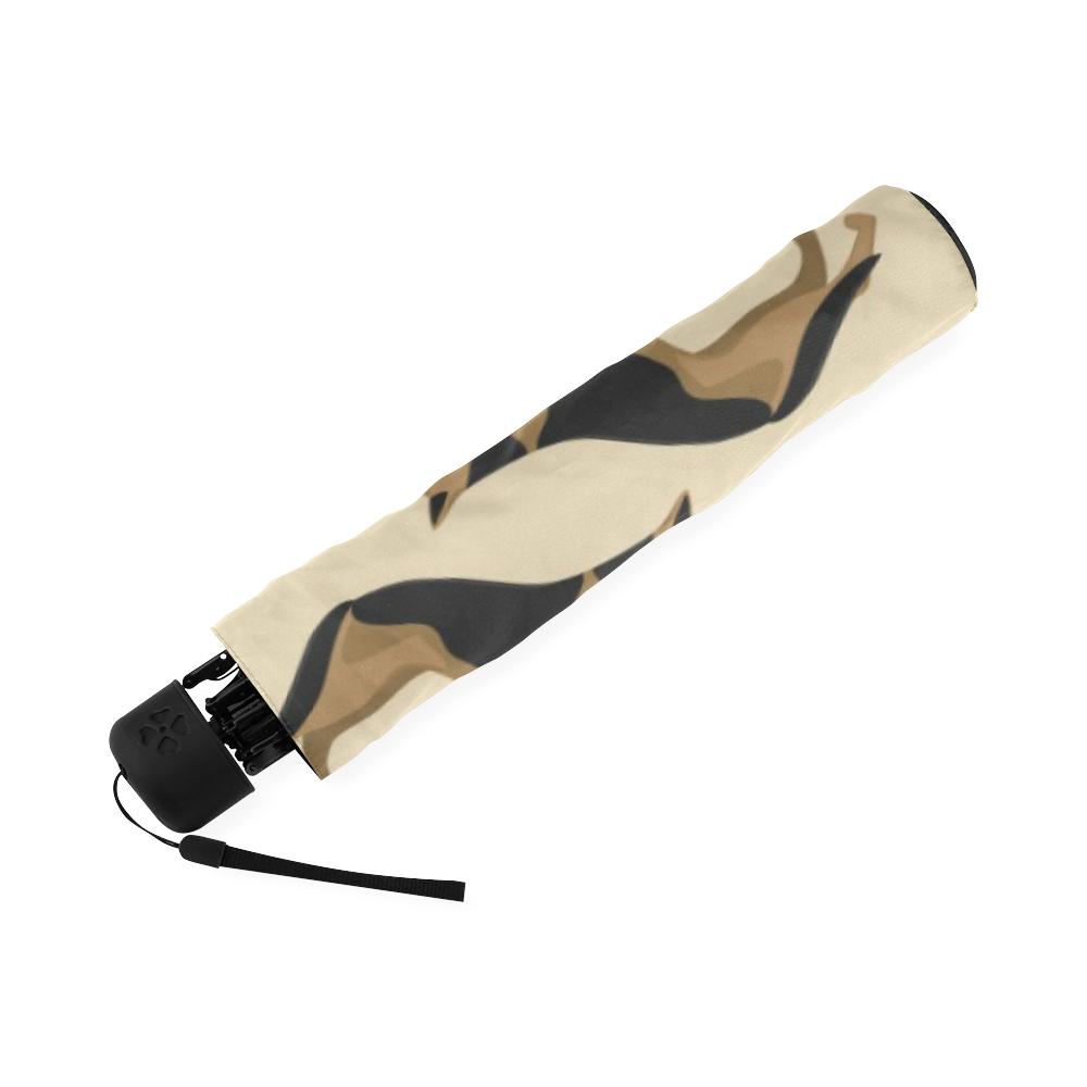 German Shepherd Pattern Print Foldable Umbrella-grizzshop