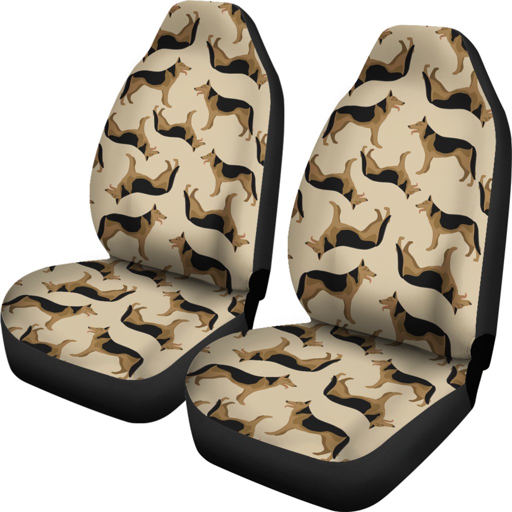 German Shepherd Pattern Print Universal Fit Car Seat Cover-grizzshop
